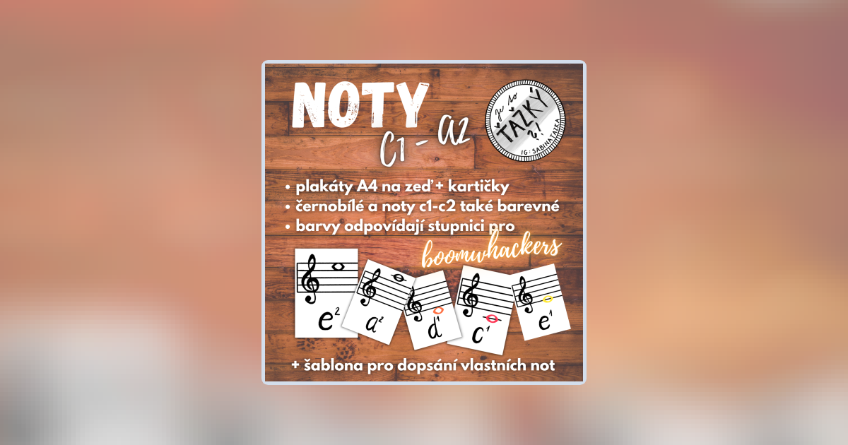 Noty | Učitelnice