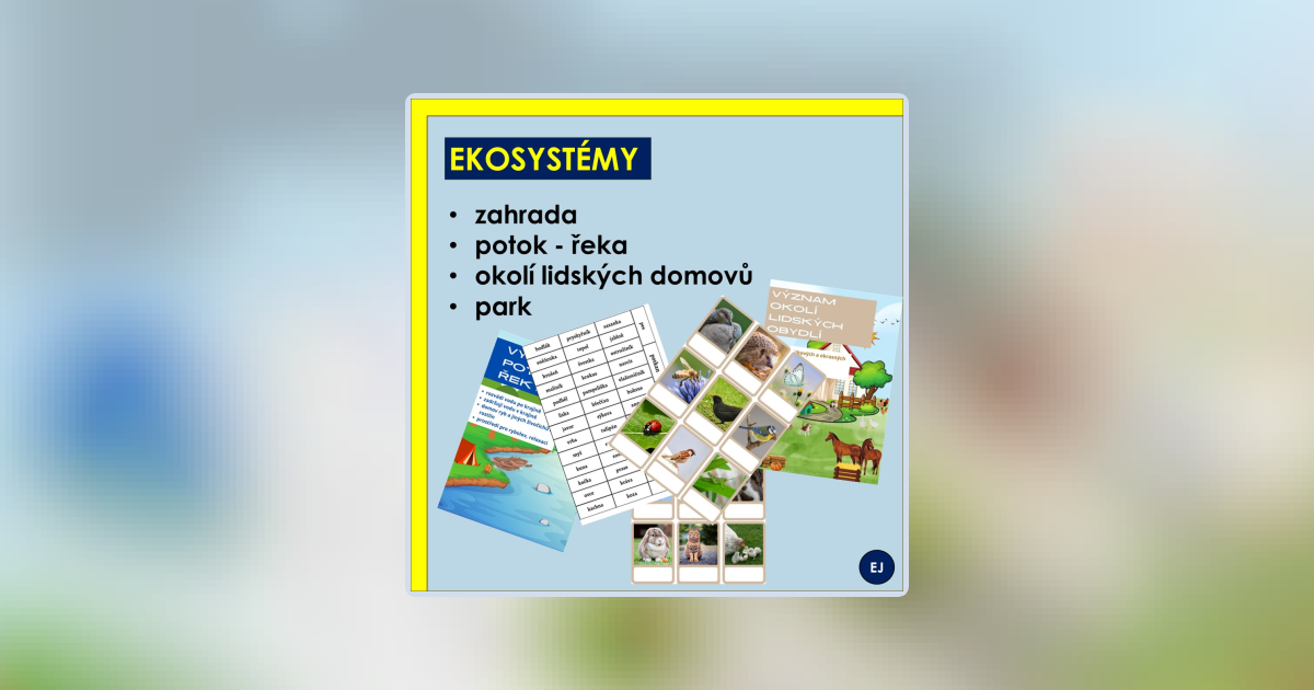 Ekosystémy | Učitelnice
