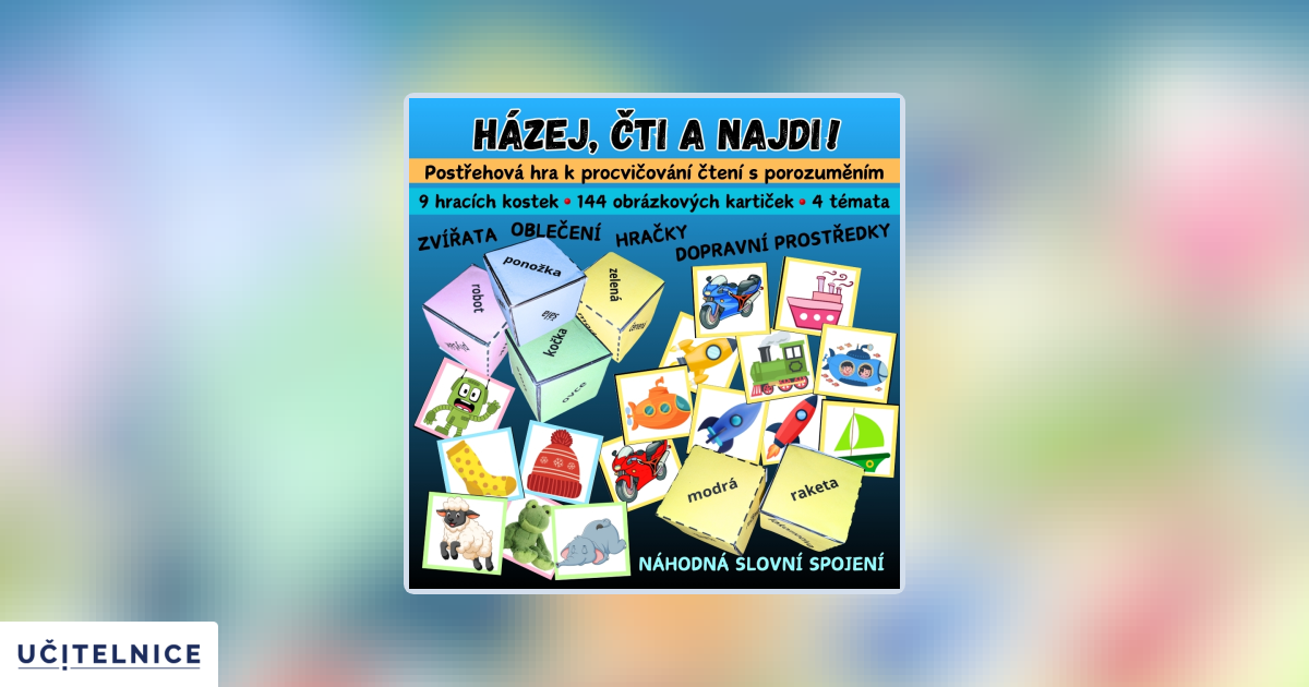 HÁZEJ, ČTI A NAJDI! | Učitelnice