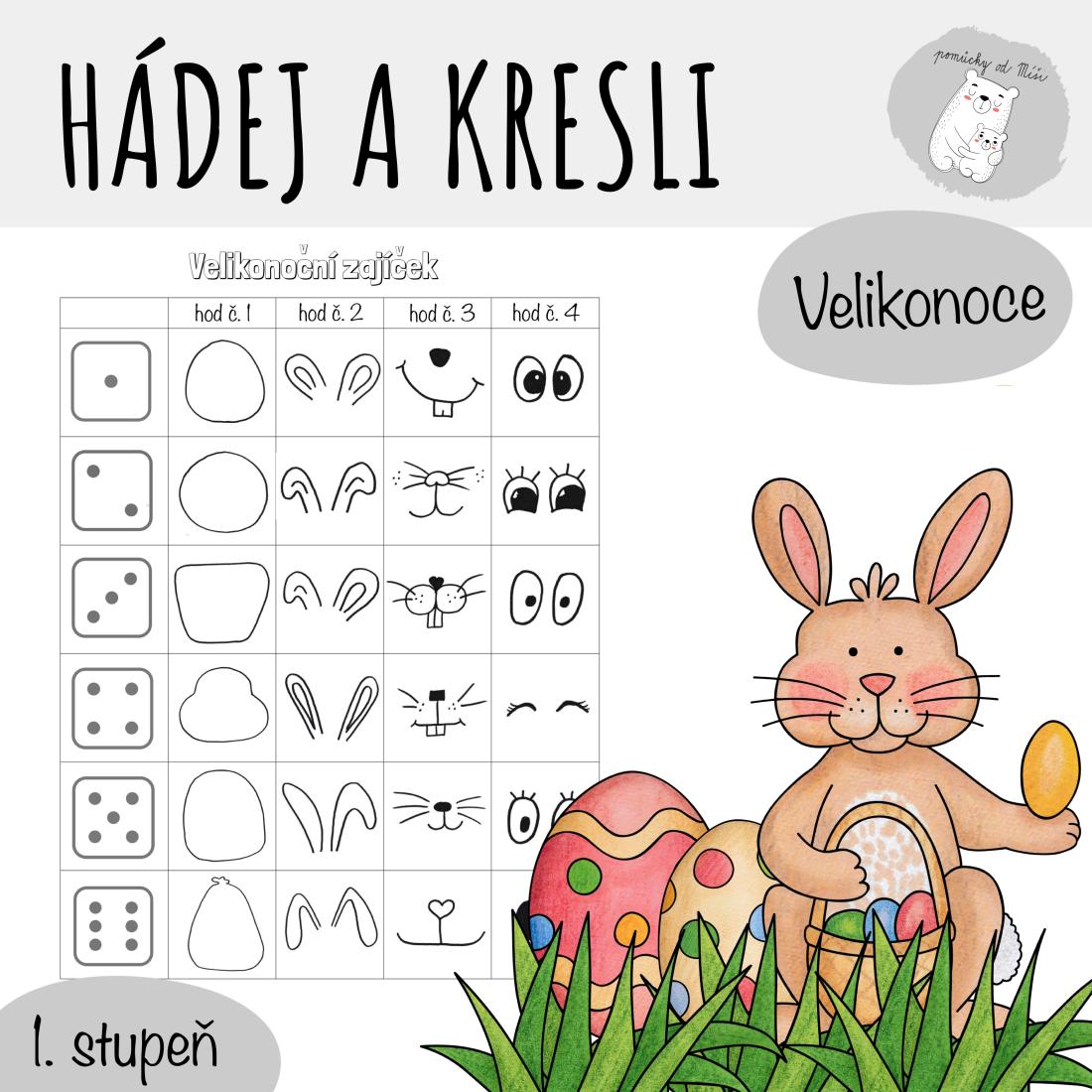 Materiál - Házej a kresli - Velikonoce