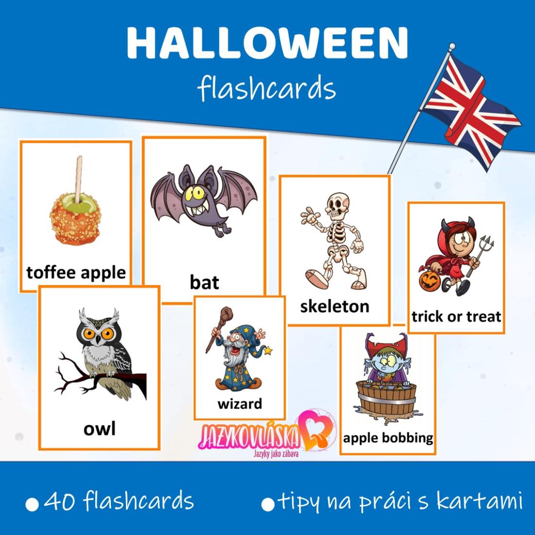 Halloween flashcards | Učitelnice