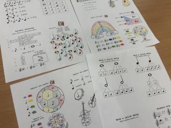 Pracovní listy - NOTY | Učitelnice